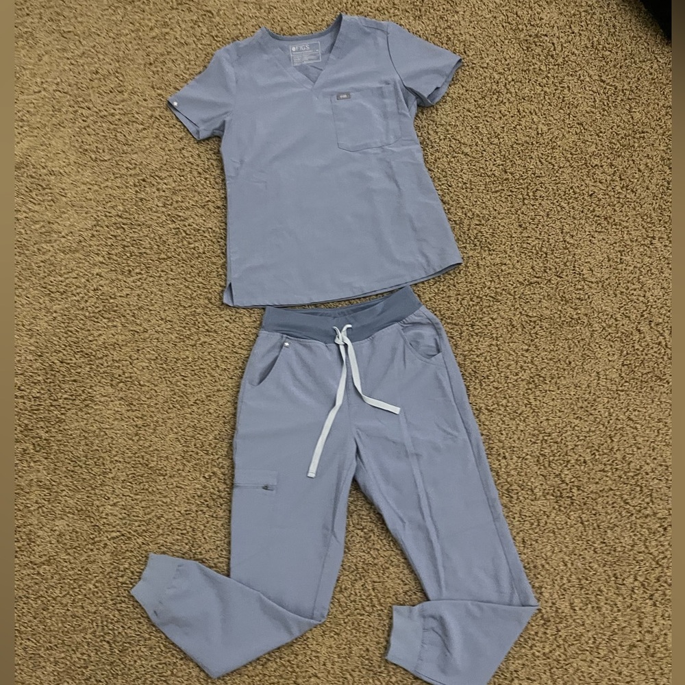 Figs scrub set, XS, purple/gray